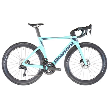 Bicicleta de carrera BIANCHI OLTRE COMP DISC Shimano Ultegra R8150 Di2 34/50 Turquesa 2023 0